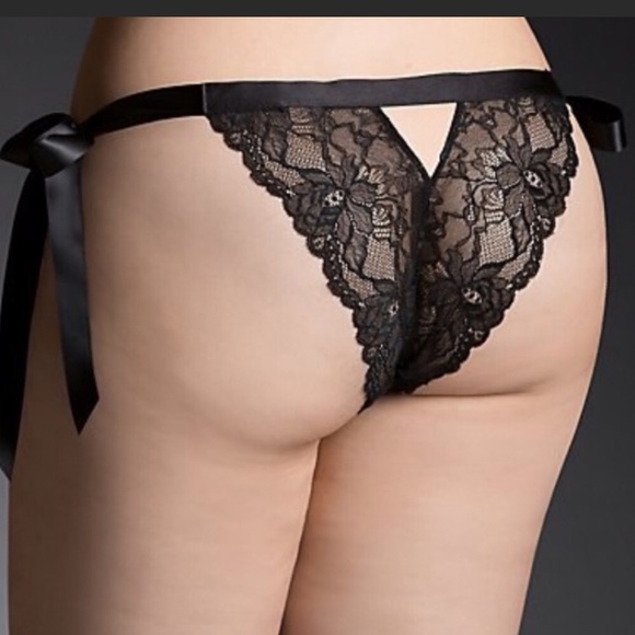 torrid Other - Torrid Black Lace Underwear Tie Panties